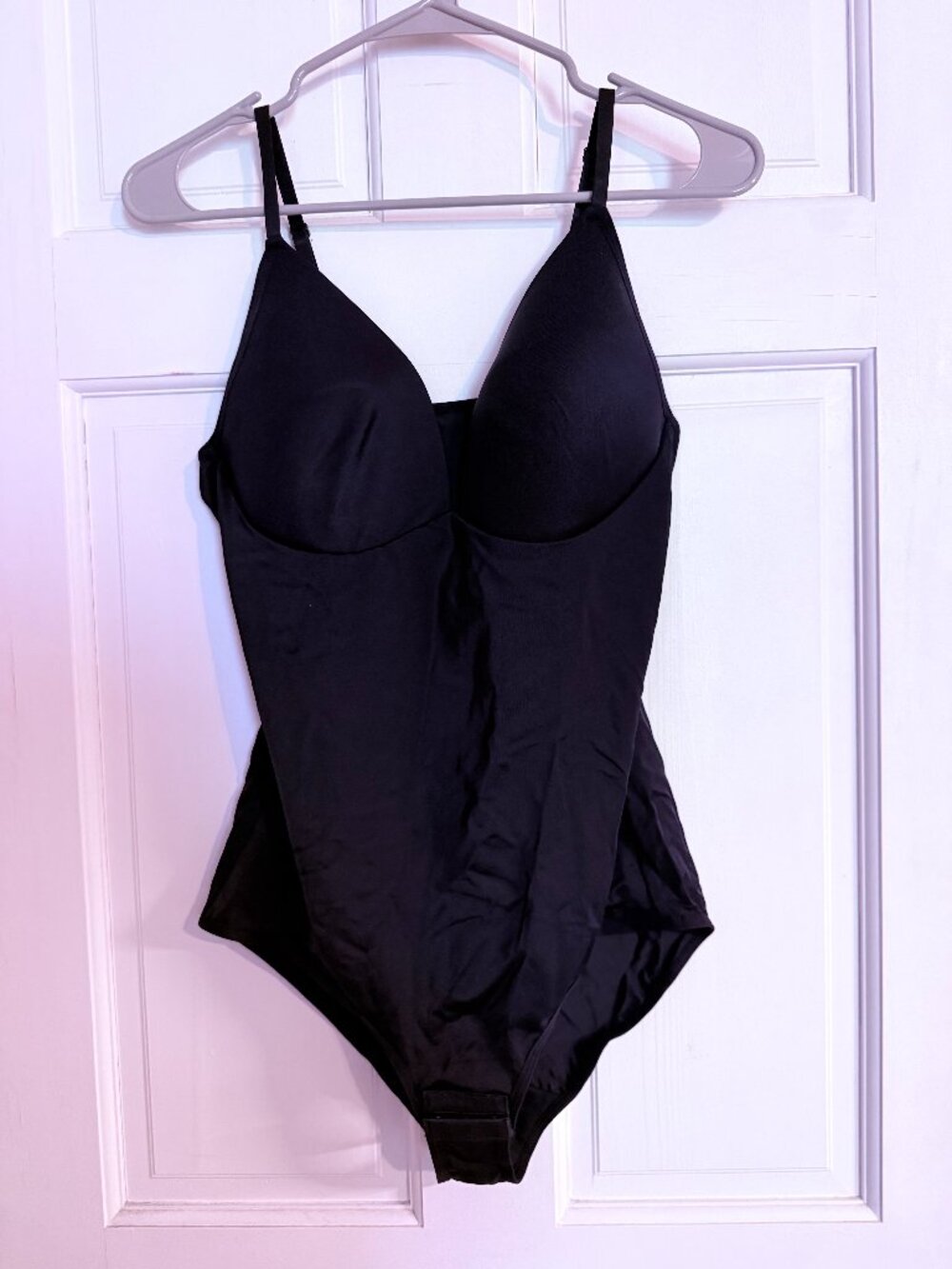 Black low cut bodysuit (never worn!)
